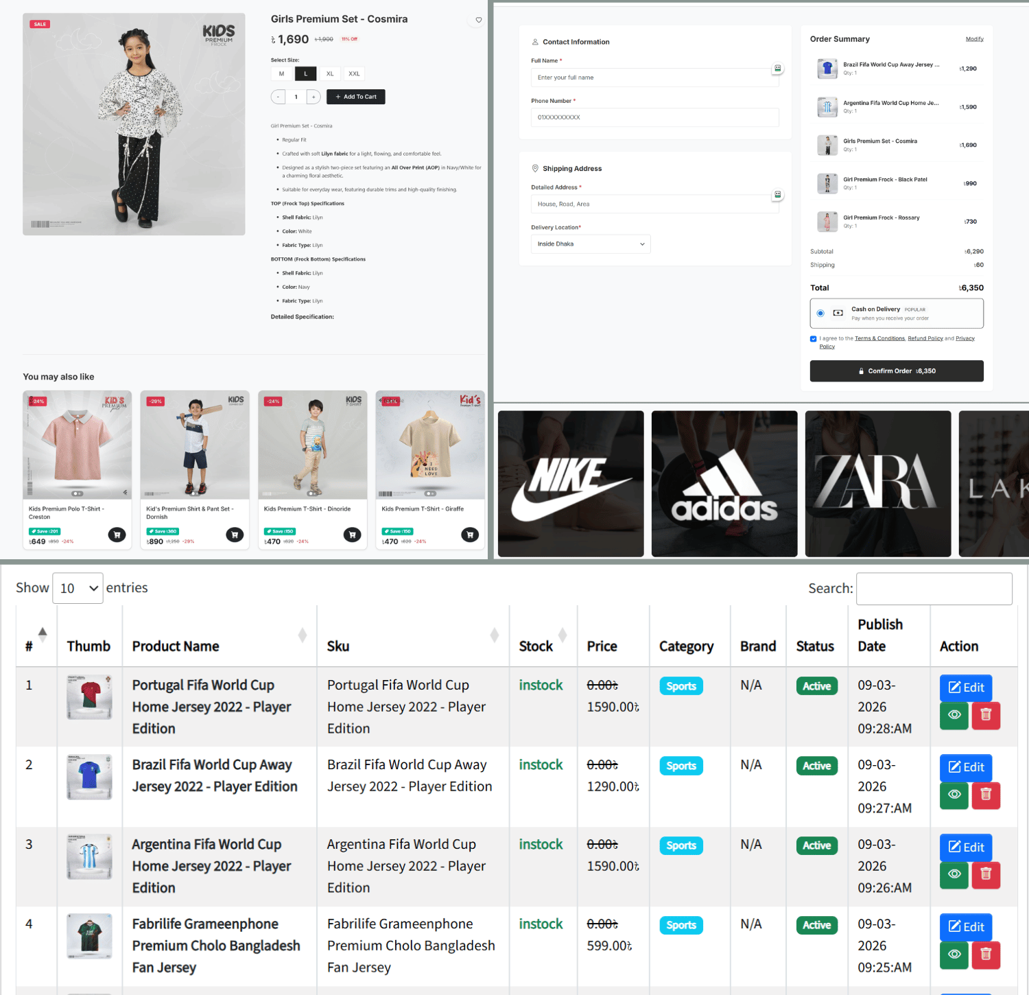 Orders UI